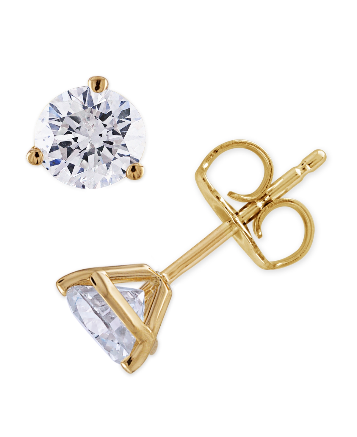 Diamond Stud Earrings (3/8 ct. t.w.) in 14K White or- Yellow Gold