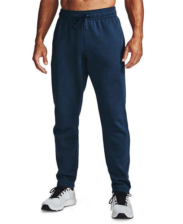 under armour men's rival fleece pants black