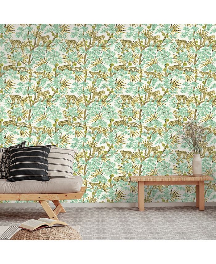 Tempaper Leopards Peel and Stick Wallpaper & Reviews All Wall Décor Home Decor Macy's