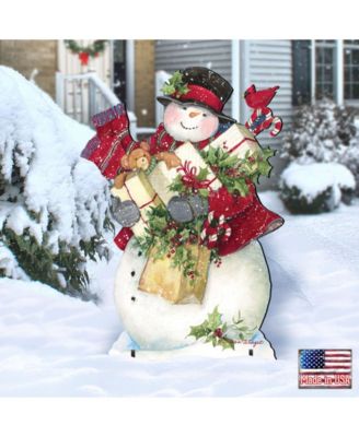 by Susan Winget Dark Night Presents Santa Outdoor, Wall and Lawn Decor