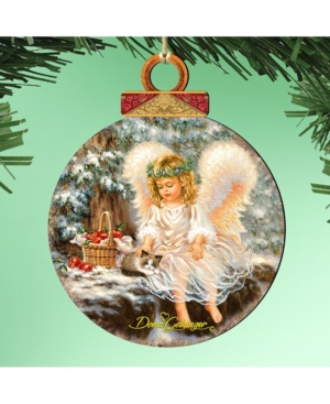 Designocracy by Dona Gelsinger Winter-Companions Ornament Set of 2