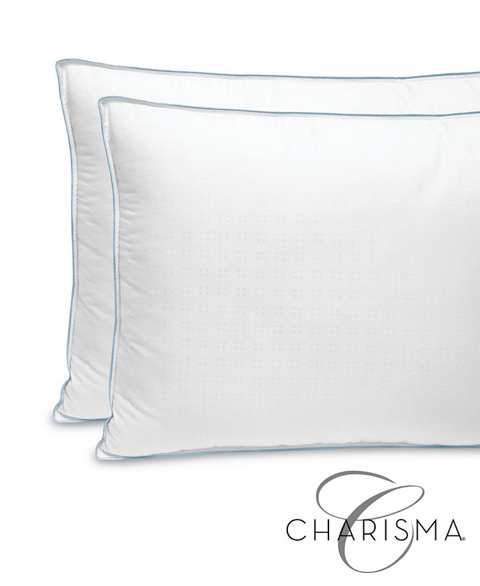 Charisma GelInfused Memory Foam Cluster and Gel Fiber Jumbo Bed Pillow