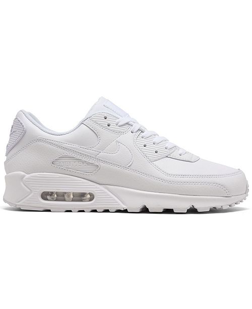 Nike Men S Air Max 90 Leather Casual Sneakers From Finish Line Reviews Finish Line Athletic Shoes Men Macy S