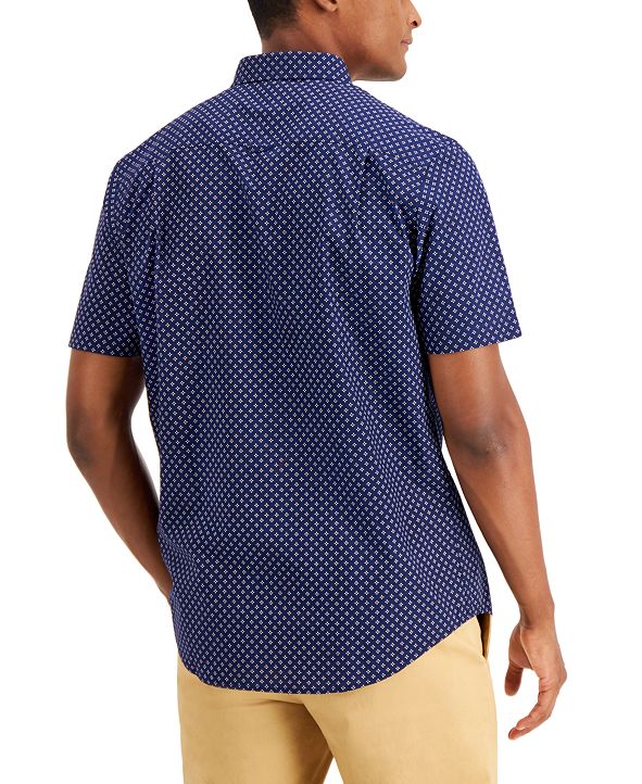 Club Room Men's Printed Cotton Shirt, Created for Macy's & Reviews