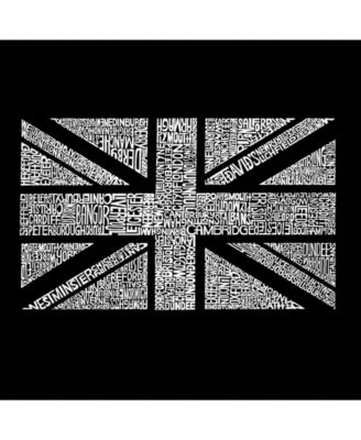 Union Jack Men's Raglan Word Art T-shirt