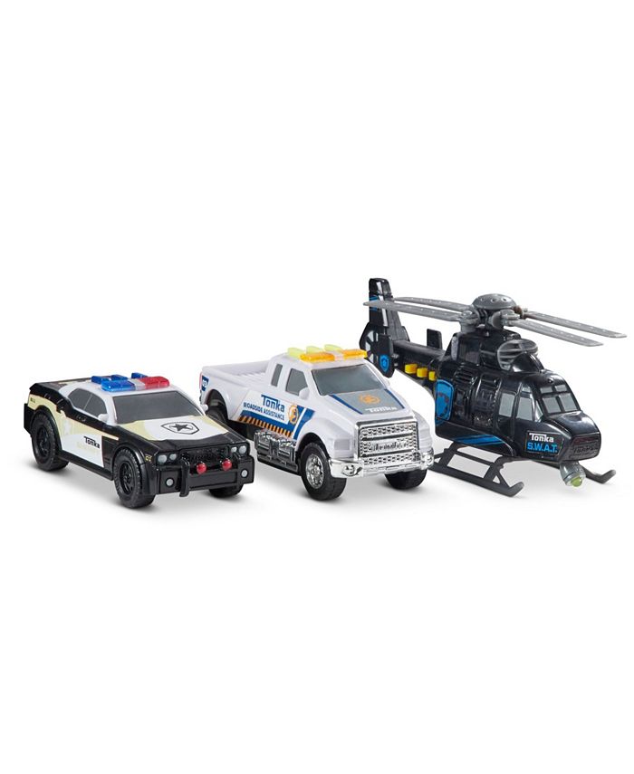 Funrise Toy Corp FunrRise Tonka Mini 3 Pack Sheriff Swat