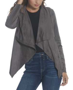 image of Vigoss Wing-Collar Zippered Jacket