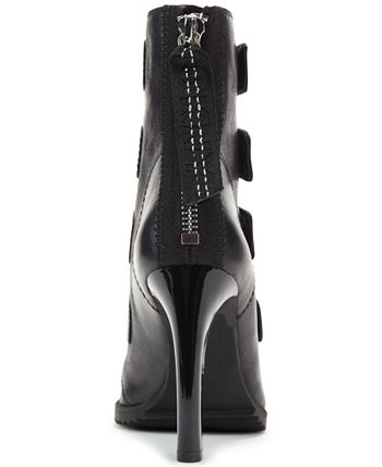 Dkny Blake Lug Sole Peep Toe Booties Reviews Sandals Shoes Macy S