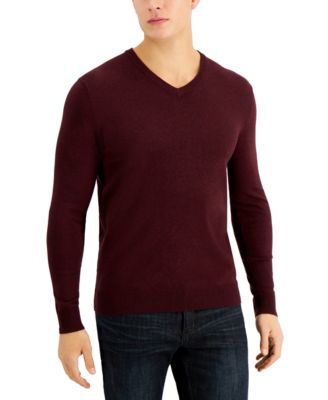 V-Neck Cotton Sweater, Created 