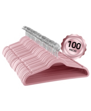 Megagoods 100-Pc Velvet Hanger Set