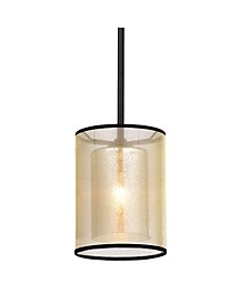 Corman 9" 1-Light Indoor Pendant Lamp with Light Kit