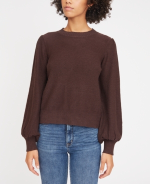 image of Lucy Paris Julie Blouson-Sleeve Sweater