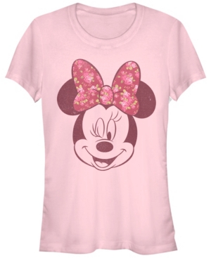 Fifth Sun Juniors Disney Mickey Classic Love Rose Short Sleeve T-shirt