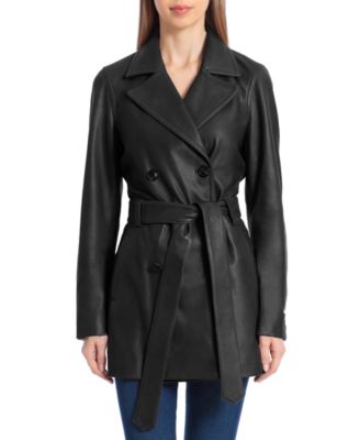 Badgley mischka double breasted coat hotsell