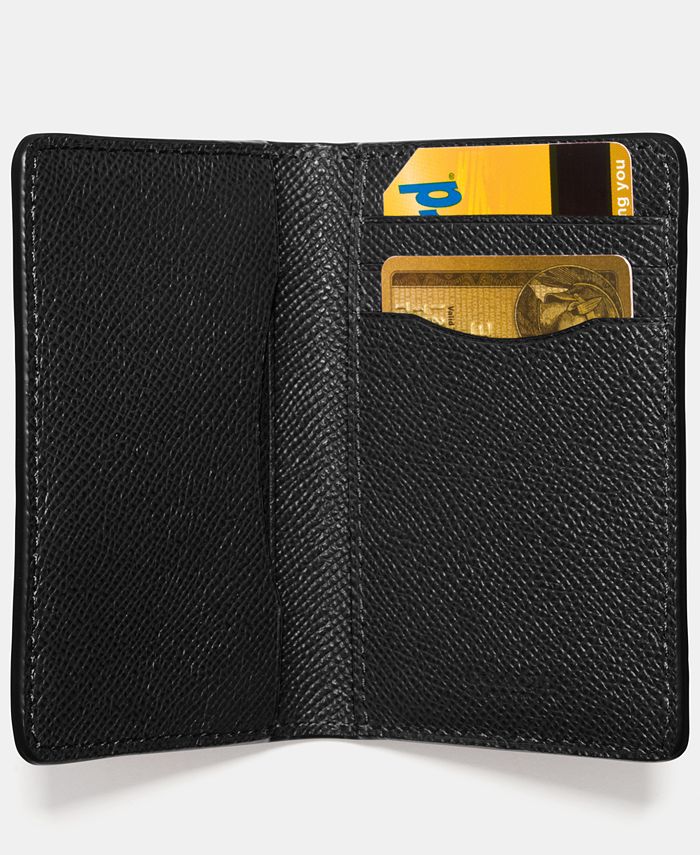 COACH Men's Leather Card Wallet Macy's