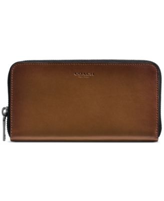 COACH - Men's Leather Zip Accordion Wallet