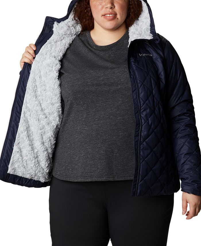 Columbia Plus Size Copper Crest Hooded Quilted Jacket Macy's