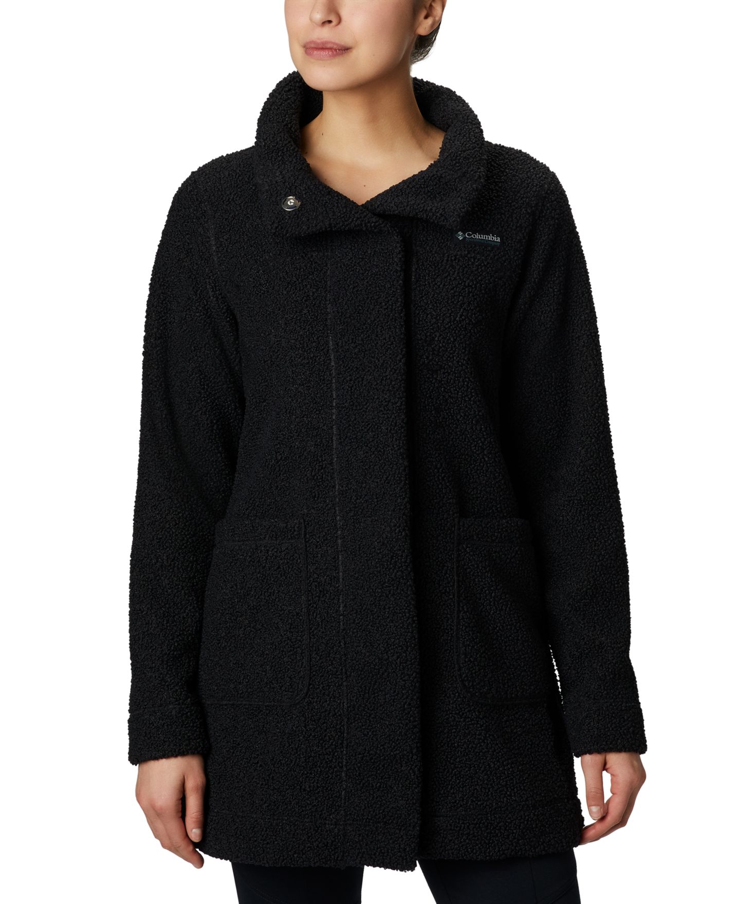 Женская куртка Columbia Panorama™ Fleece, цвет: Чёрный — фото 10