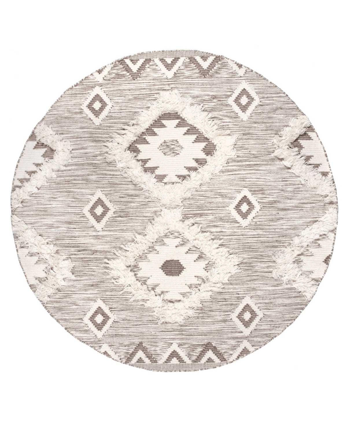 nuLoom Savannah 6' x 6' Round Area Rug - Beige