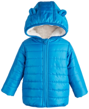 image of First Impressions Baby Boys Bear Puffer, Created for Macy-s