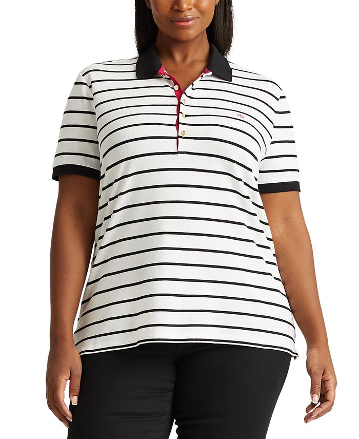 Lauren Ralph Lauren Plus Size Athleisure Inspired Polo Shirt Macy #39 s Lauren Ralph Lauren Plus Size Athleisure Inspired Polo Shirt Macy #39 s