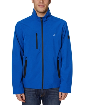 Nautica Men's Solid Lightweight Bomber Jacket