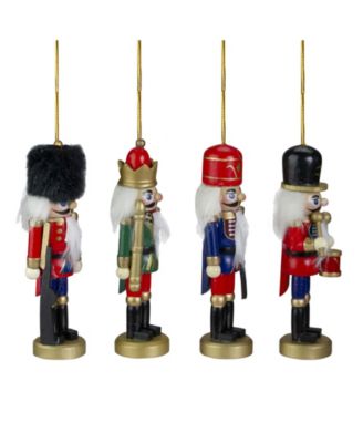 Assorted Classic Nutcracker Ornaments, Set of 4