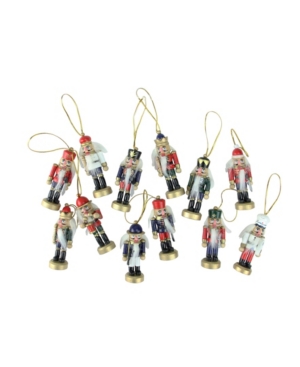 Northlight Mini Decorative Christmas Nutcracker Ornaments In Red