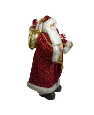 Santa Claus Christmas Figurine with Gis
