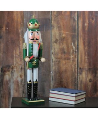 Gold Tone Christmas Nutcracker King with Sword