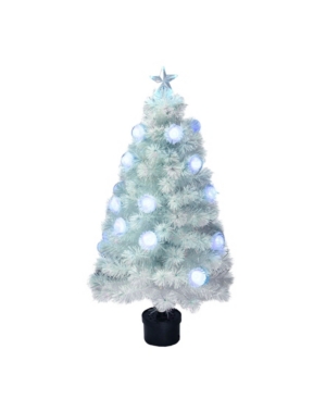 Northlight Pre-Lit Medium Iridescent Fibre Optic Artificial Christmas Tree-led Lights