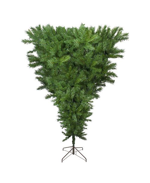 Northlight Unlit Sugar Pine Artificial Upside Down Christmas Tree Reviews Holiday Shop Home Macy S