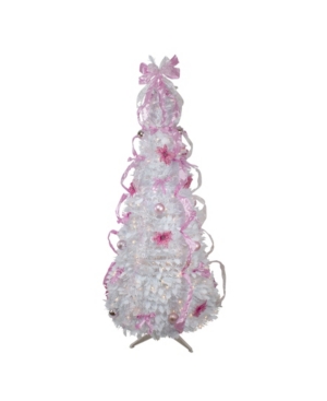 Northlight Pre-Lit Pencil Pine Pop-Up Artificial Christmas Tree