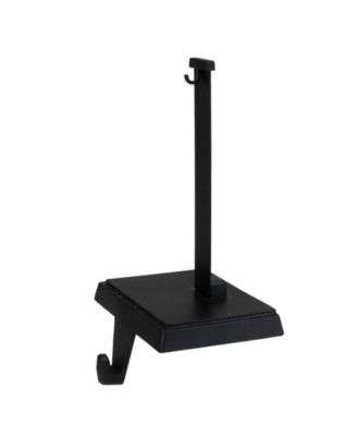 Matte Hanging Stocking Hanger Embellished with Glitter Nickel Plated Ornament