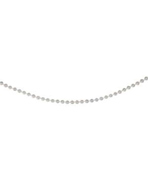 Northlight Unlit Shiny Clear Iridescent Beaded Artificial Christmas Garland In Clear