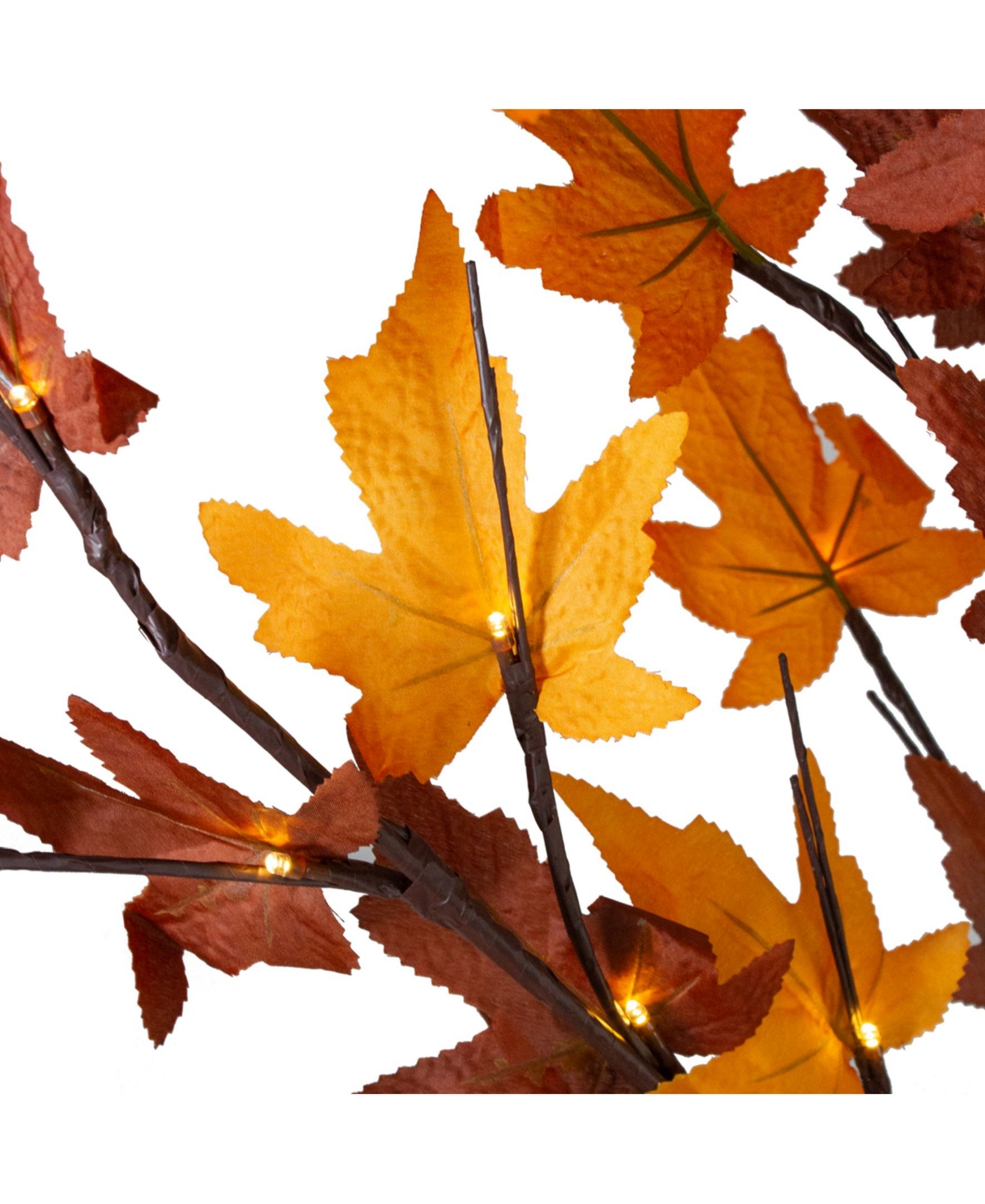 Northlight Pre-Lit LedMaple Artificial Christmas Tree- Clear Lights - Brown