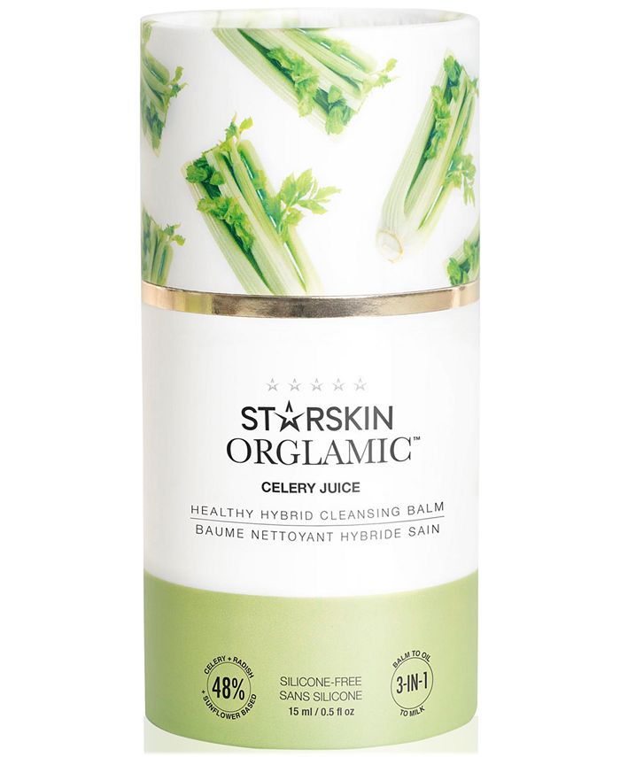 STARSKIN Orglamic Celery Juice Healthy Hybrid Cleansing Balm, 0.5oz