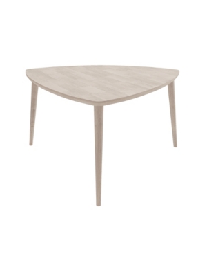 Handy Living Rhodes Modern Triangular Shaped Wood Cocktail Table