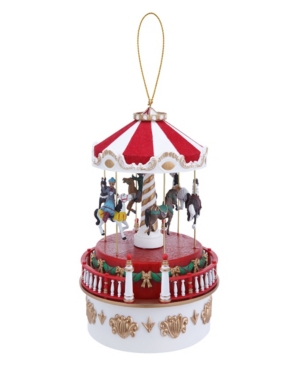 Mr Christmas Mini Carnival Carousel Music Box