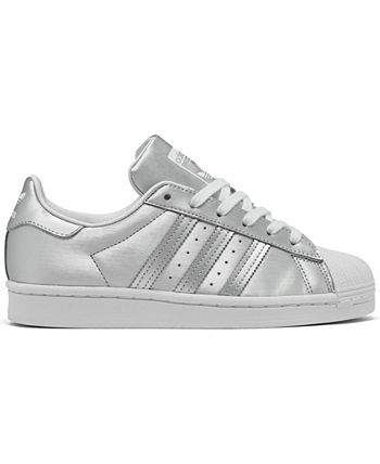 Women's adidas originals superstar metallic hotsell casual shoes