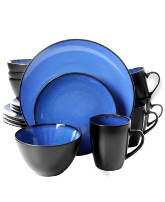 Gibson Soho Lounge Round 16 Piece Dinnerware Set - Macy's