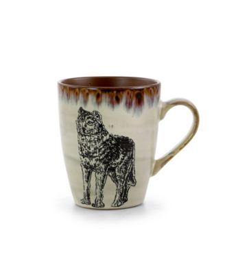 Majestic Wolf 16 Pc. Dinnerware Set, Service for 4