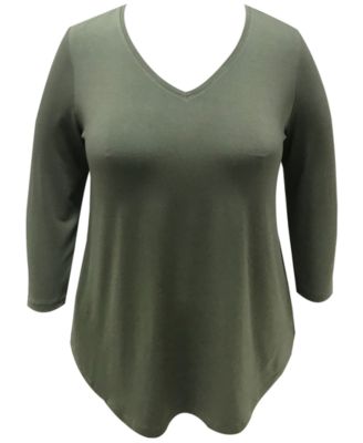 macys jm plus size tops