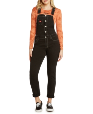 image of Dickies Juniors- Rolled Cuff Button Overalls