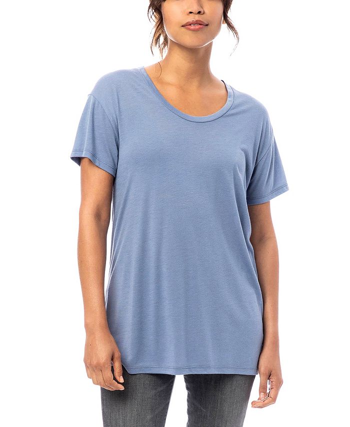 Alternative Apparel Kimber Slinky Jersey Women's T-shirt - Macy's