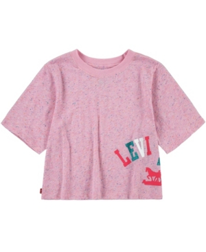 Levi's Big Girls Nep Jersey Cropped T-Shirt