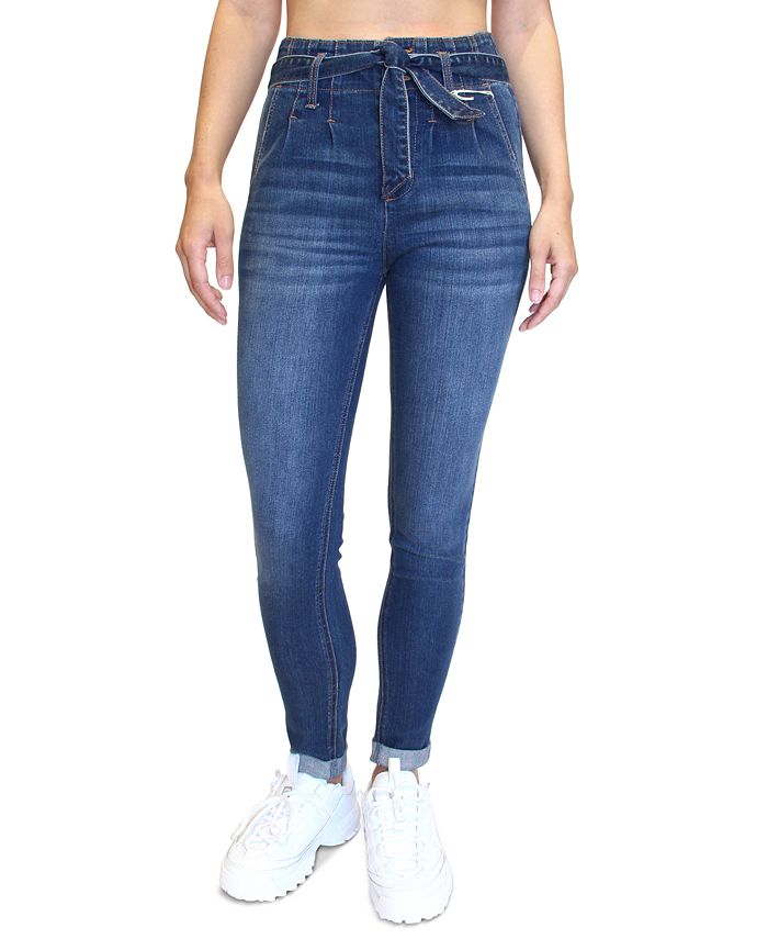 Almost famous high waisted skinny jeans top