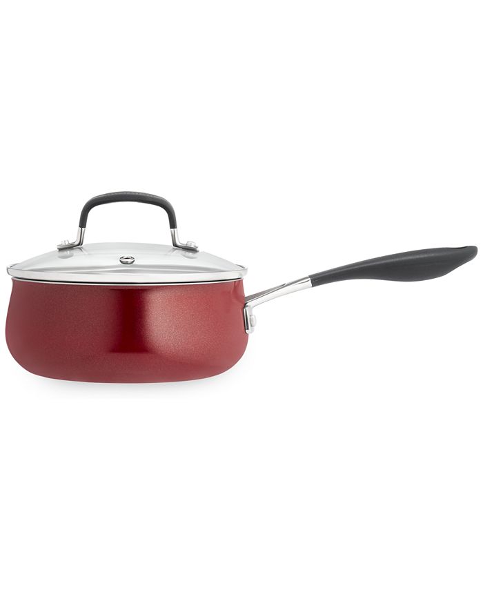 Belgique Nonstick Aluminum Red 12Pc. Cookware Set, Created for Macy's