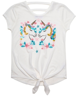image of Girls 2 Unicorn Tee