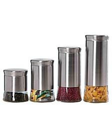 Essence Collection Stainless Steel 4-Pc. Canister Set